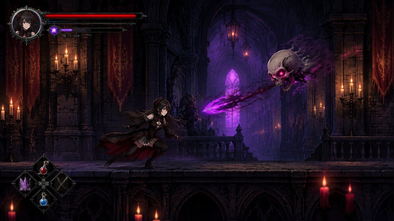 哥特少女勇闯恶魔城2 操作界面 画面 5